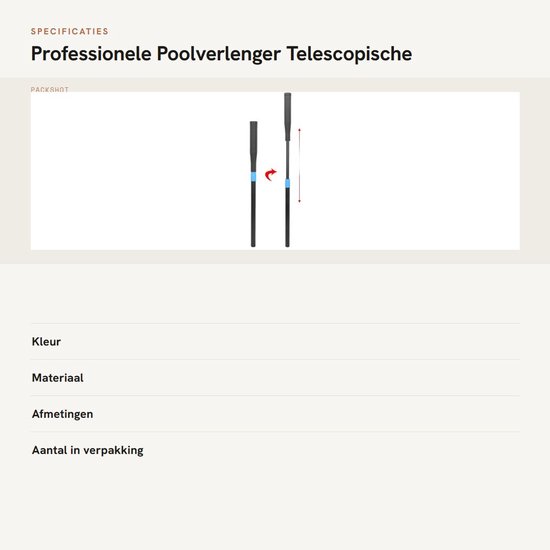OmGoods - Dailygoody - Professionele Poolverlenger - Telescopische Keuen - Hoogwaardig Aluminium - Snooker Accessoires - Duurzaam Design - Geschikt voor Biljart... van Omgoods — afbeelding 3