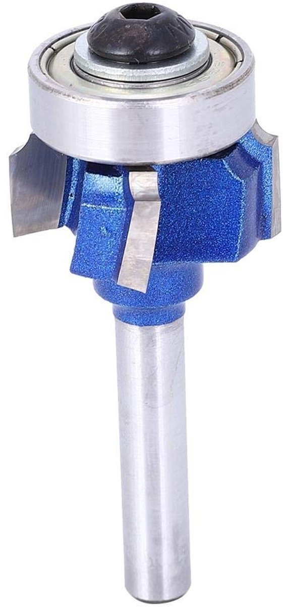 Dailygoods- Ronde Frezen 8 mm - Cemented Carbide - 4 Tanden - Houtbewerking - Beading Cutter - Verstelbare Lengte - Ronde Frees