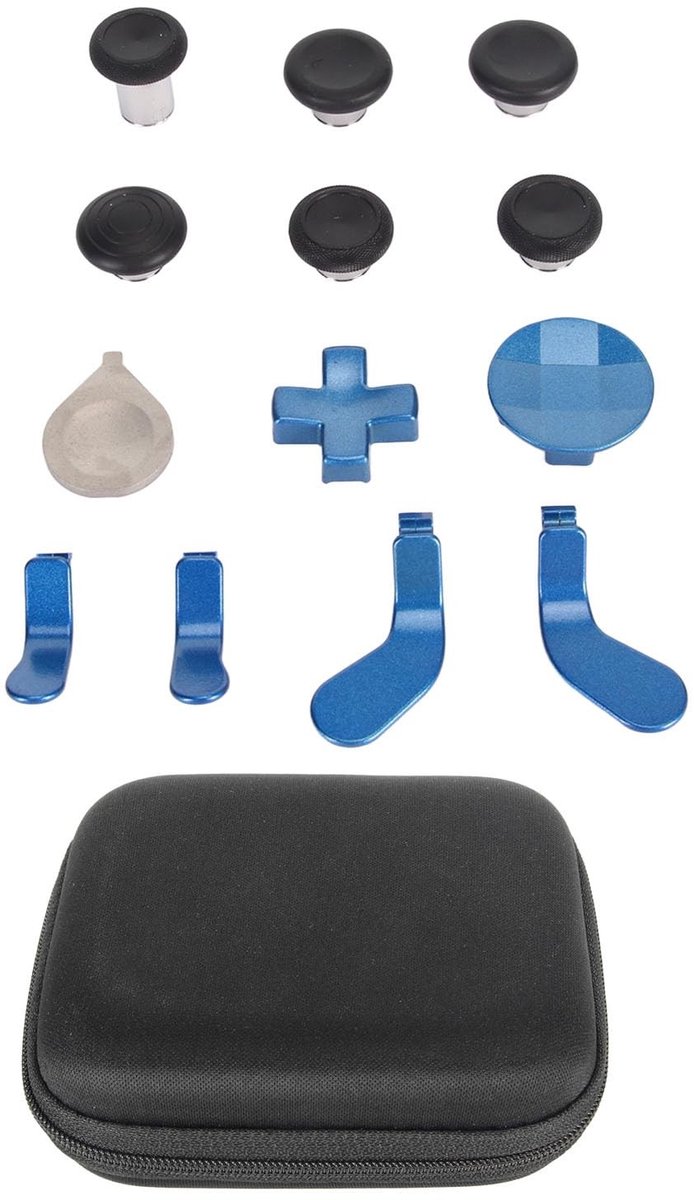 Dailygoods- Thumbsticks Vervangende Set - Metalen Thumbsticks - Magnetische Knoppen - Programmeerbare Peddels - Slijtvast - Voor One Elite Series 2 - Controlleraccessoires