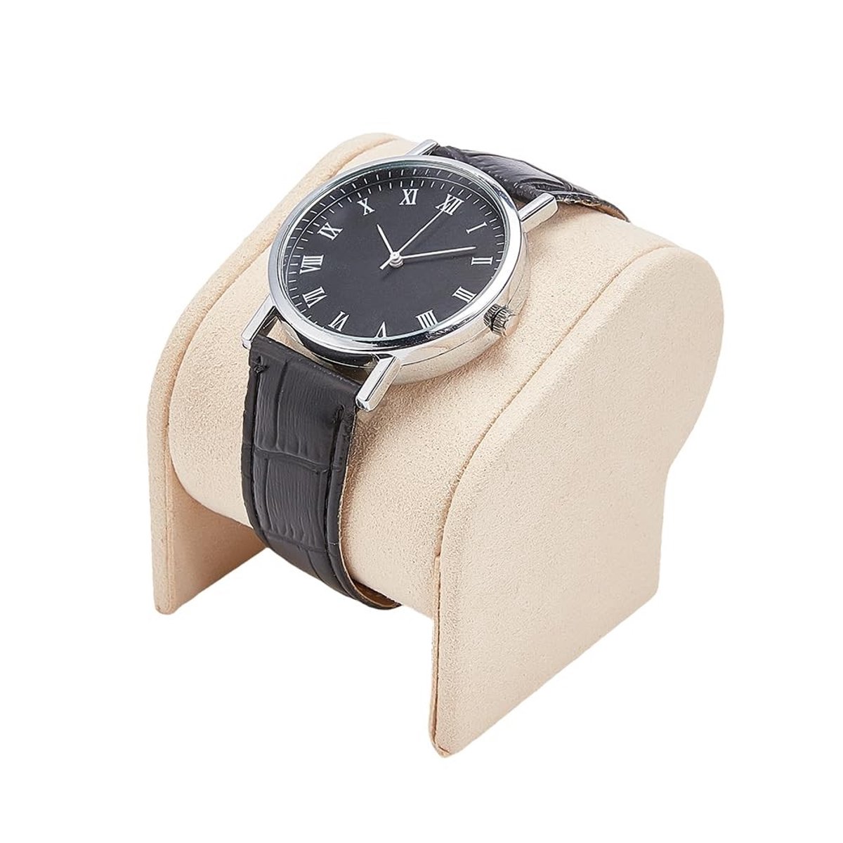 Dailygoods- Horloge Kussen Hoogwaardige Microvezel - Sieraden Organizer - Horloge Display - Lederen Houder - Sieradenhouder - Perfect voor Presentatie