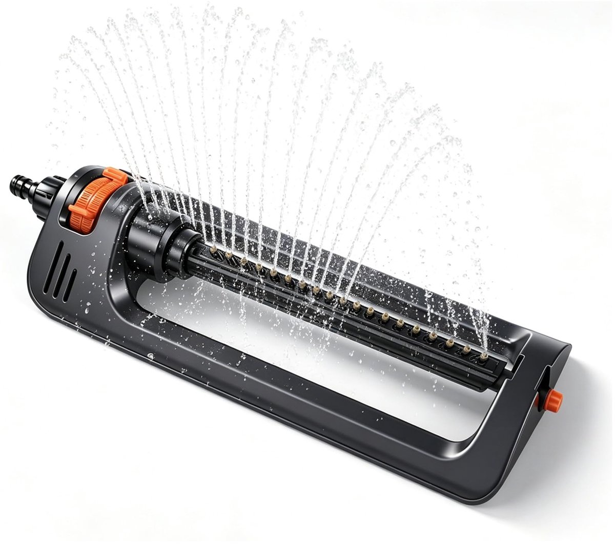 Dailygoods- Sproeier Automatisch - Zwenksproeier - Cilindrisch - 19 Gaten - Voor Gazons/Bloembedden - Tuinsproeier