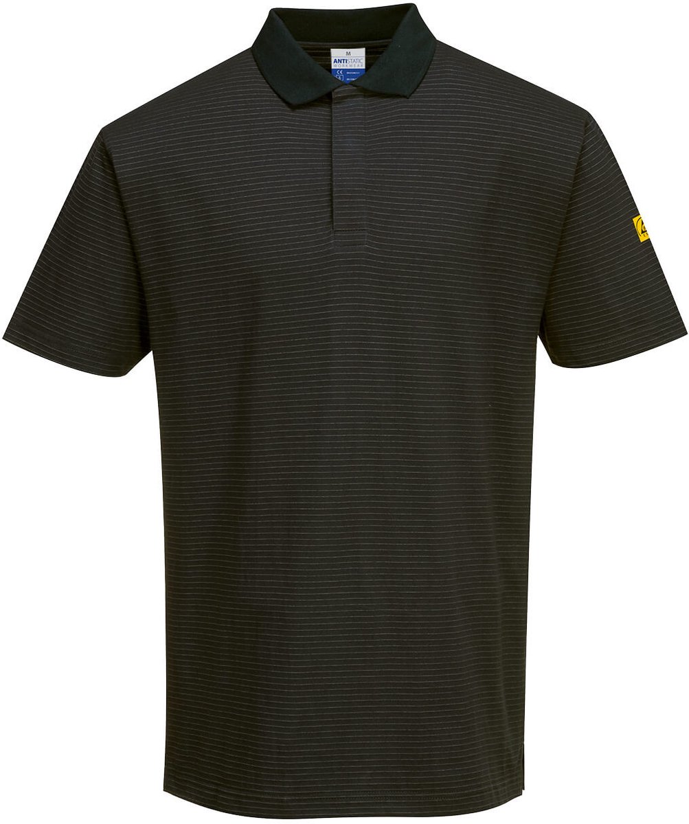 Portwest Anitstatisch ESD Poloshirt AS21 - Zwart - S
