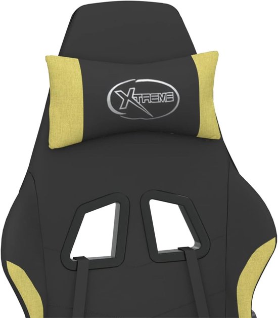 Leepesx Gaming Chair Massage and Footrest, Black and Light Green, Gaming Chairs, Economic Gaming Chair, Professional Gaming Chair (SPU: 345486) — afbeelding 2