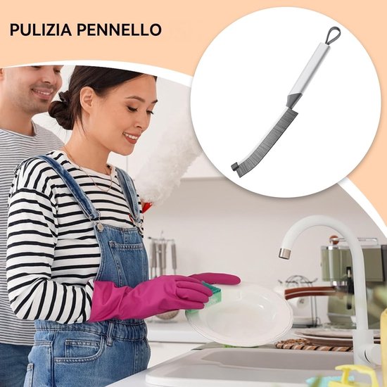 Voegenreiniger Hoekbezem - Multifunctioneel gereedschap - Snel voegen reinigen - Ergonomisch ontwerp - 29 cm lengte - Niet gespecificeerd — afbeelding 4