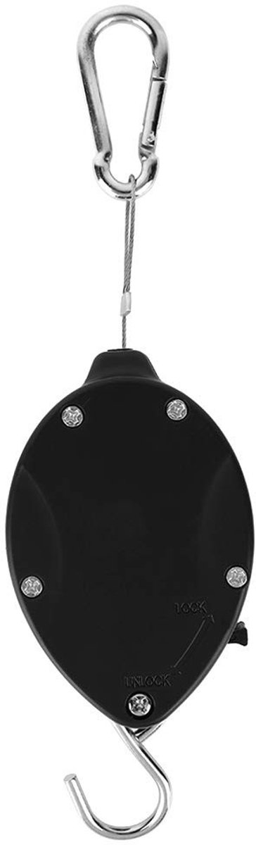 Dailygoods- Plantenhaak Intrekbaar - Hangende Bloemenmand - Tuinmanden - Draagvermogen 25 kg - Lengte 160 cm - Hoogwaardig Materiaal - Hangplant