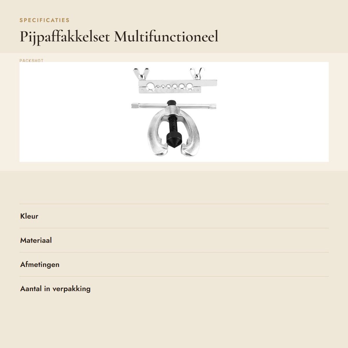 Dailygoods- Pijpaffakkelset Hoogwaardig Staal - Multifunctioneel Gereedschap - Felsgereedschap - Buizensnijder - Opbergkoffer - Stevigheid en Duurzaamheid - Fakkelset thumbnail 4