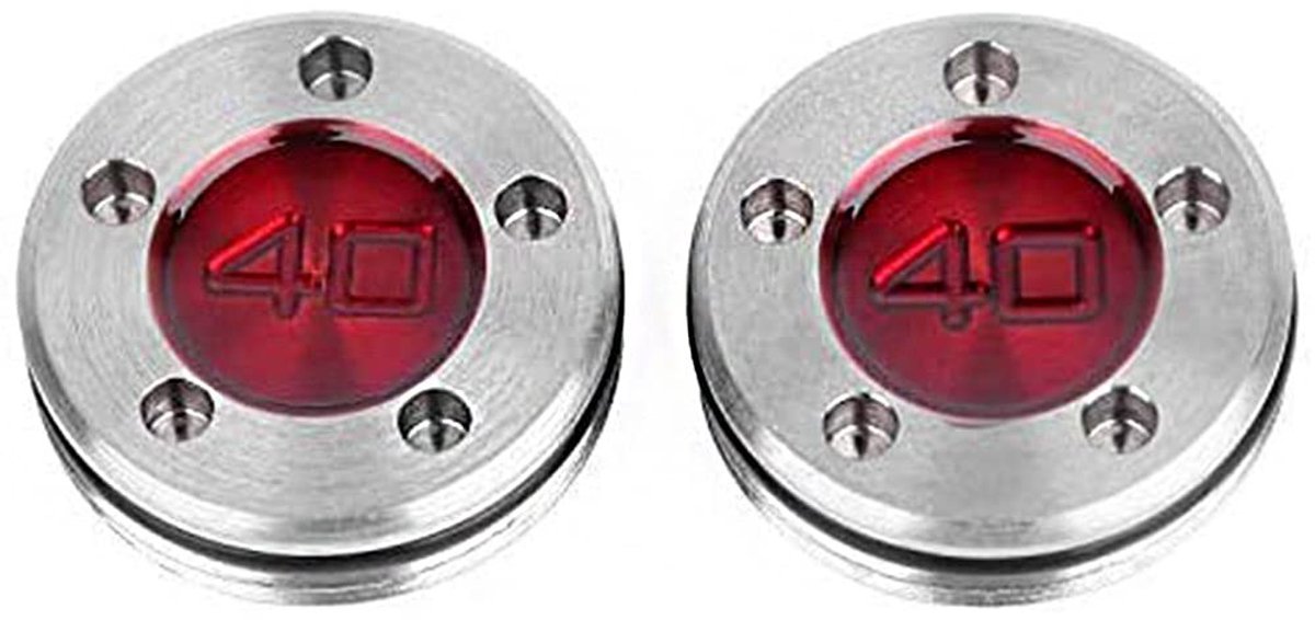 Dailygoods- Puttergewichten 40g - 2 Stuks - Rubberen Ringen - Slijtvast Metaal - Afdichting - Hoogwaardige Aftermarket - Golfgewichten