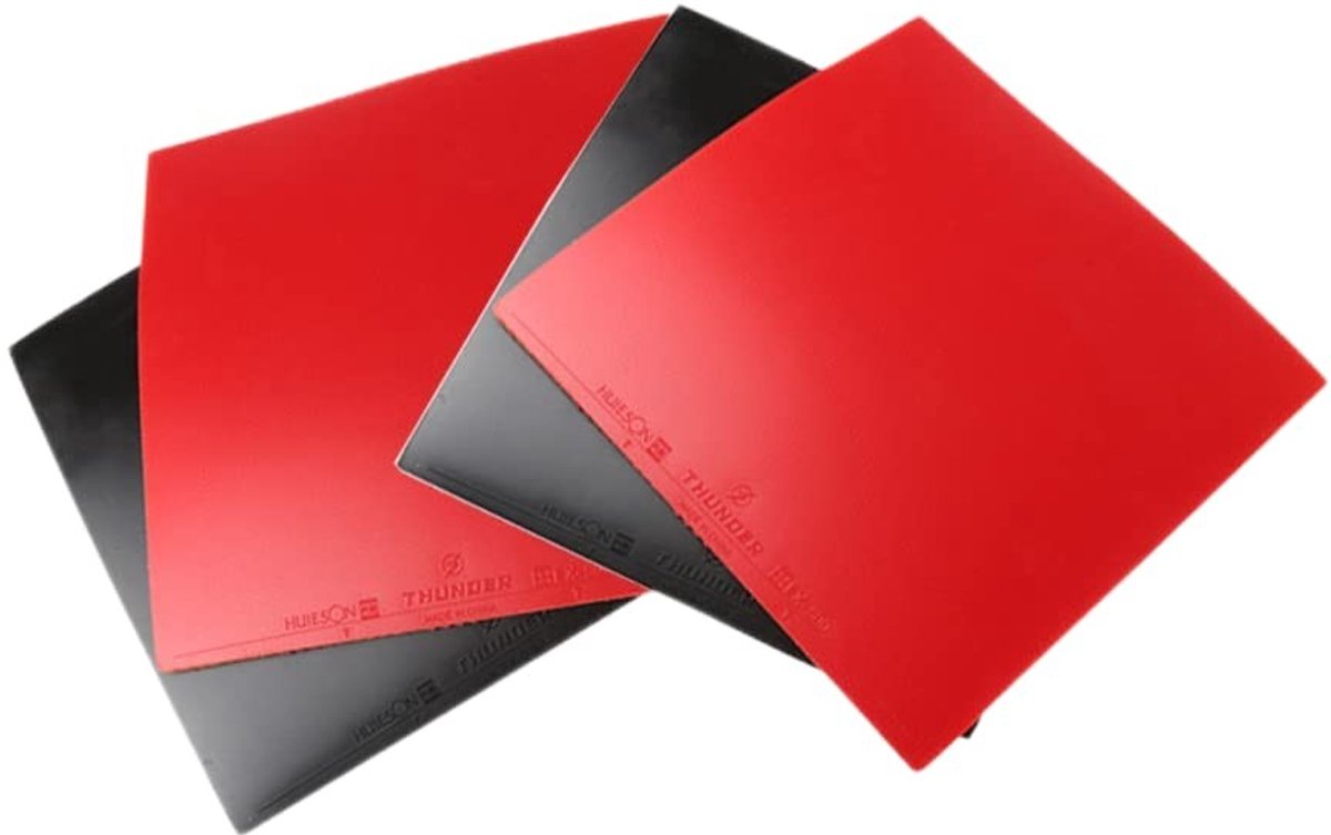 Dailygoods- Ping Pong Rubber - 4 Stuks - Tafeltennis Rubber - Vervangingsrubbers - Snelle Aanval - Hoogwaardig Materiaal - Dikte 2.2 - Tafeltennisrubber