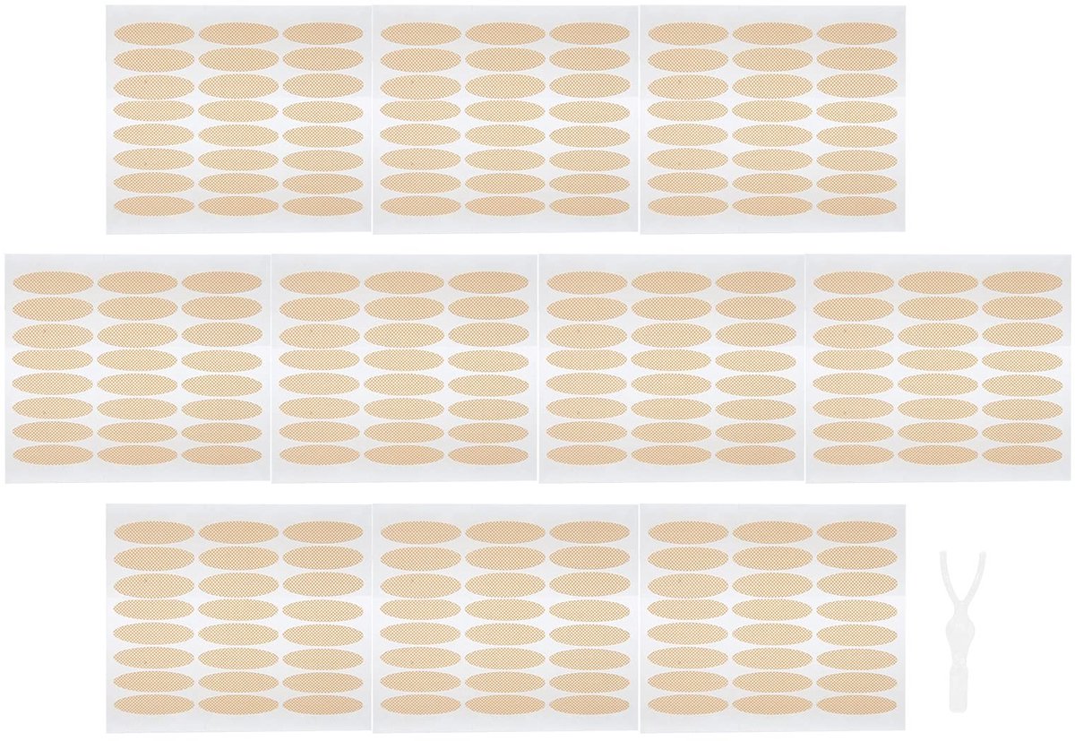 Dailygoods- Ooglidbanden 240 Paar - Brede Zelfklevende Ooglid-Stickers - Dubbele Ooglid-Effect - Instrumenten voor Ogen - Ideale Kromming - Dubbele Ooglidstickers