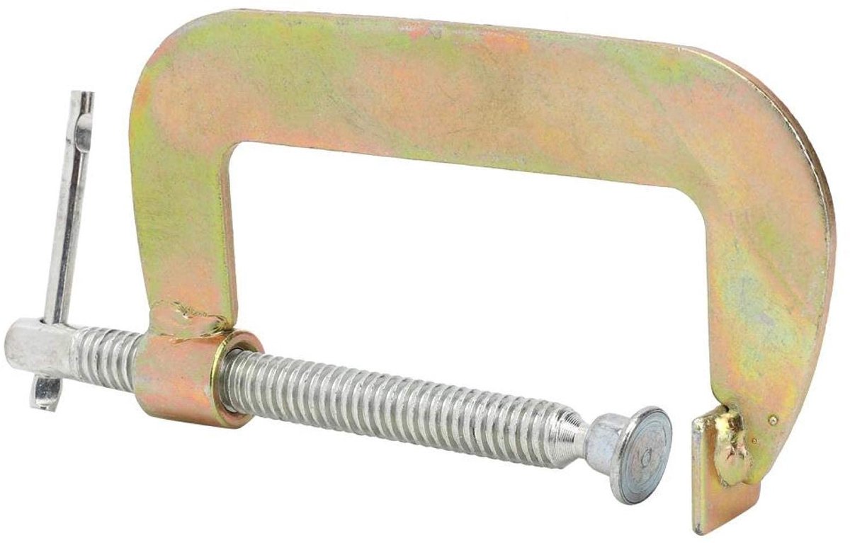 Dailygoods- C-klem 5 inch - Universele Klem - Houtbewerkingsgereedschap - Lasklem - Houtklem - Handgreephouder