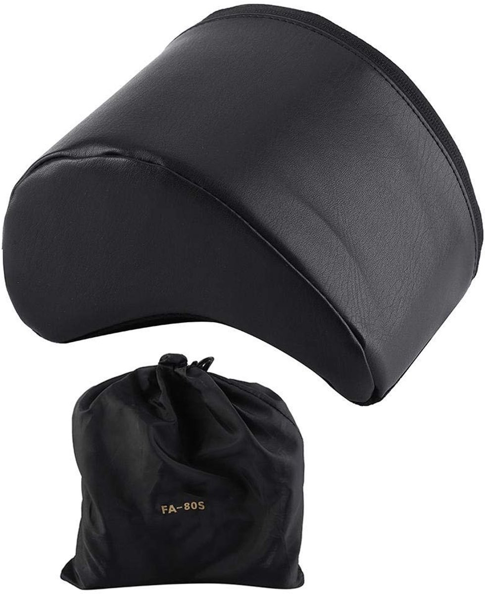 Dailygoods- Gitaarpootkussen - Sponskussen voor Gitaarbalans - Houten Gitaaraccessoires - Leren Bekleding - Perfect Draagcomfort - Ondersteuning voor Spelers - Gitaarsteun