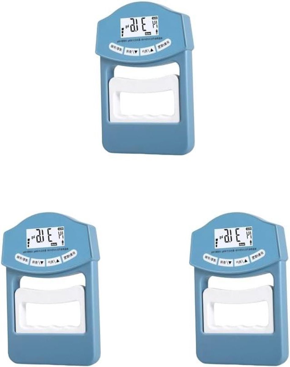 Digitale Hand Krachtmeter - Grip Sterkte - Onderarm Training - Hoge Precisie Sensor - 90 kg - Blauw