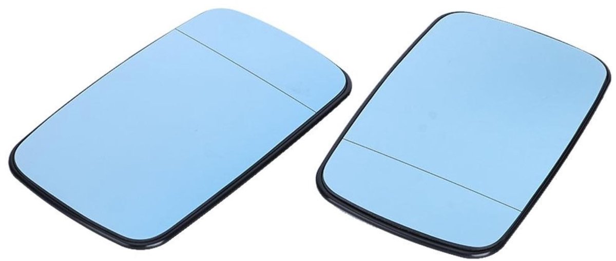 Dailygoods- Achteruitkijkspiegel Gloednieuw - Verwarmd - Antifog - Glas - Per paar - Geschikt voor E39/E46 1997-2006 - Spiegels