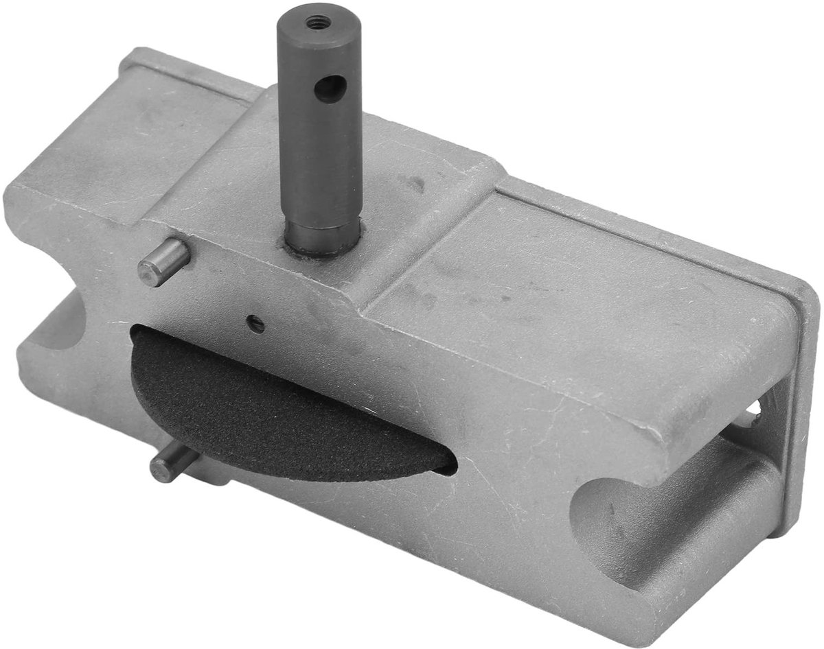 Dailygoods- Zuigerveer Vijl Handmatig - Aluminiumlegering - 120 Grit Hardmetalen Slijpschijf - Inclusief Handvat - Bout - Voor Nauwkeurig Vijlen - Pistonringvijler