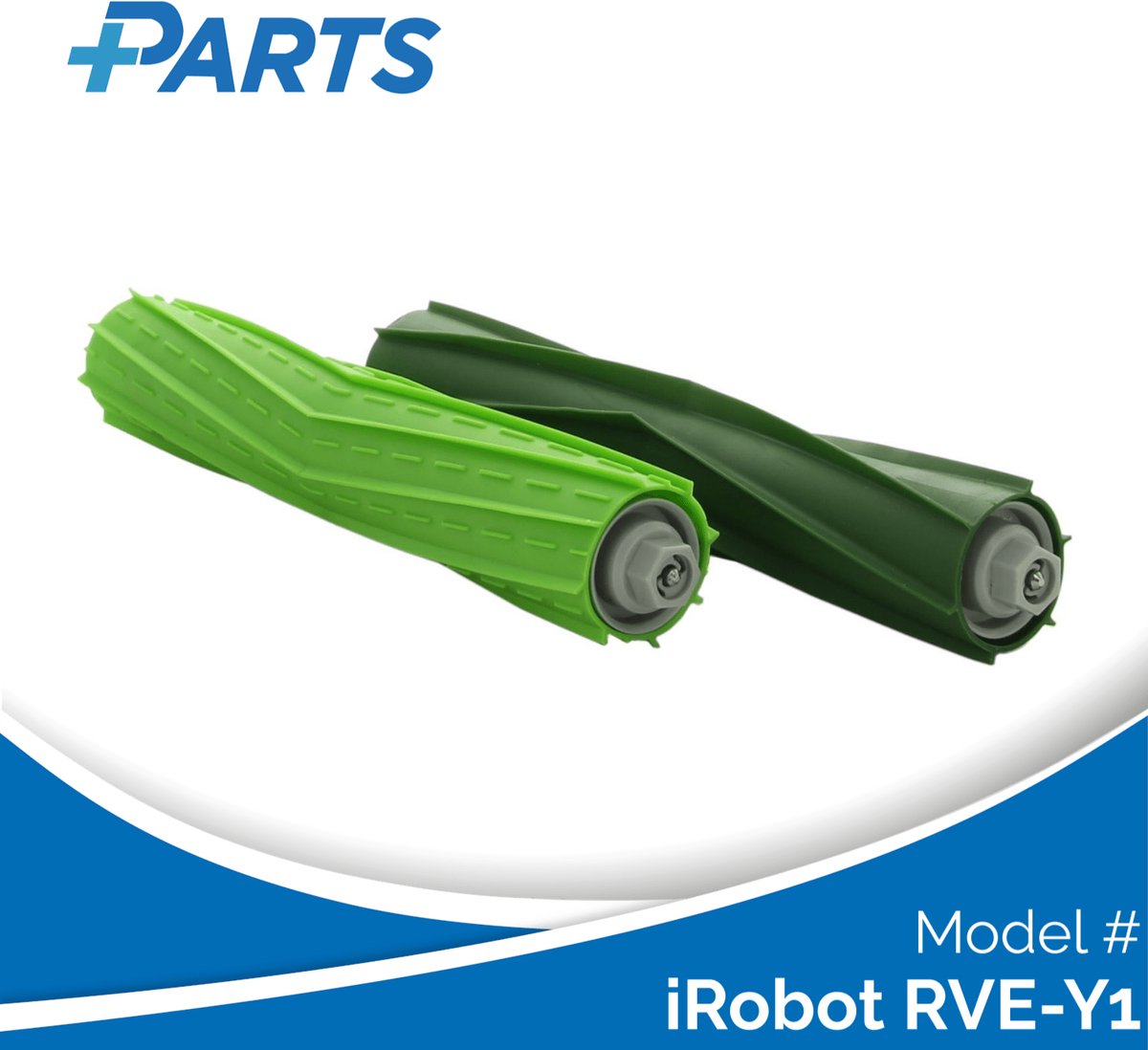 iRobot RVE-Y1 Borstels (2 Stuks, Plus.Parts® alternatief voor 4624870)