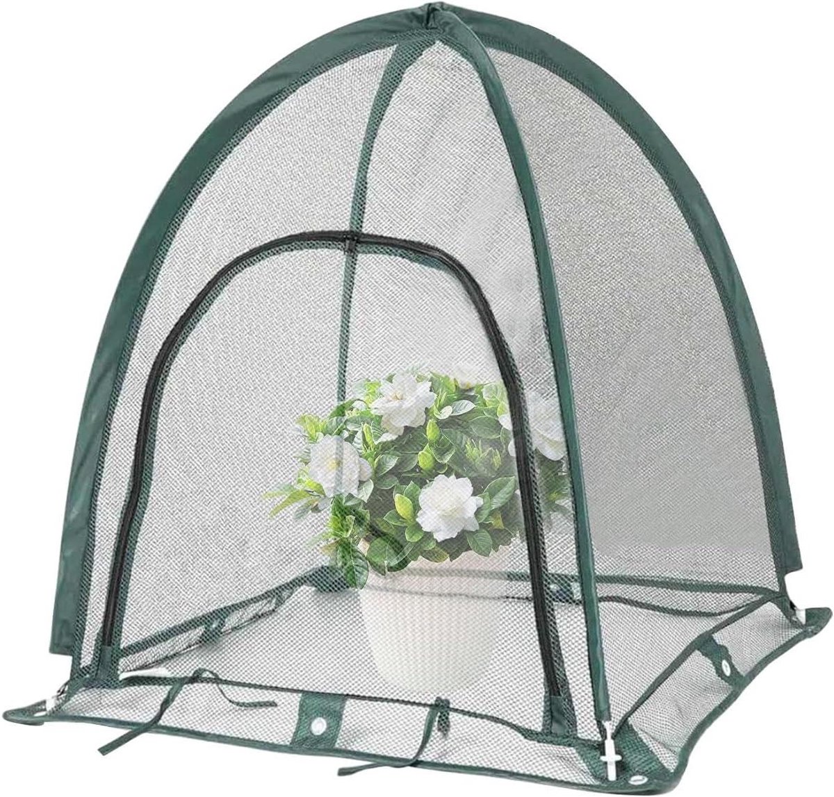 Kleine Broeikas - Draagbare Kas - Planten Beschermen - Robuust PU en PVC - 92 x 92 x 100 cm