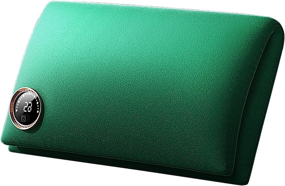 Elektrische warmwaterzak - Verwarmingskussen Handwarmer - Warmte en Comfort - USB-aangedreven - 19 x 27 cm - Grijs