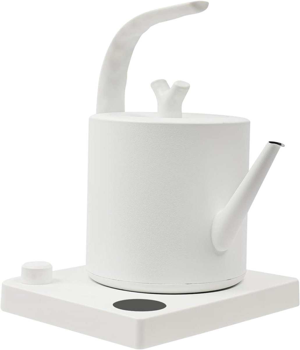Elektrische Waterkoker - Waterkoker RVS - Snel water koken - Temperatuur instelbaar - 1 Liter - Wit