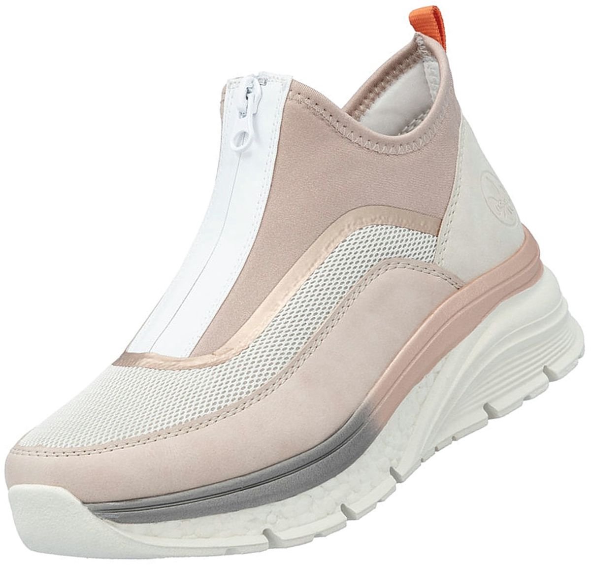 Rieker dames hoge sneaker roze