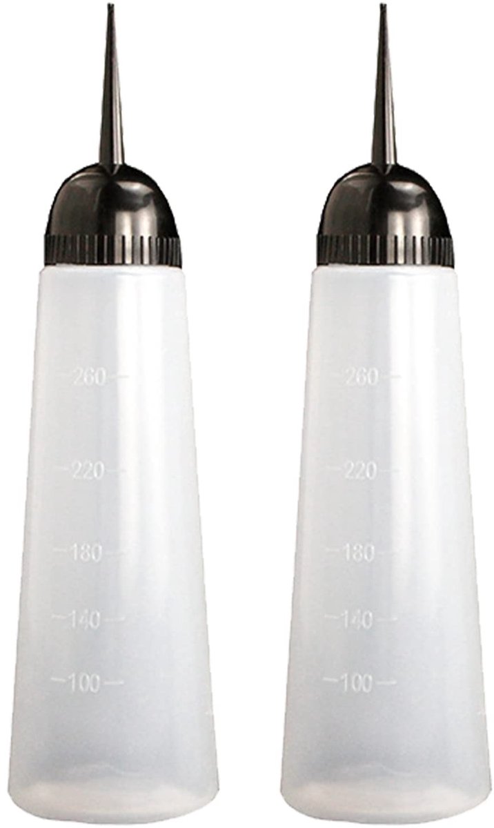 Dailygoody - Salon Haarkleur Applicator Fles - 2 Stuks - Herbruikbaar en Lichtgewicht - 260ml - Kappers Tool - Voor Thuis Verven - Perfect voor DIY