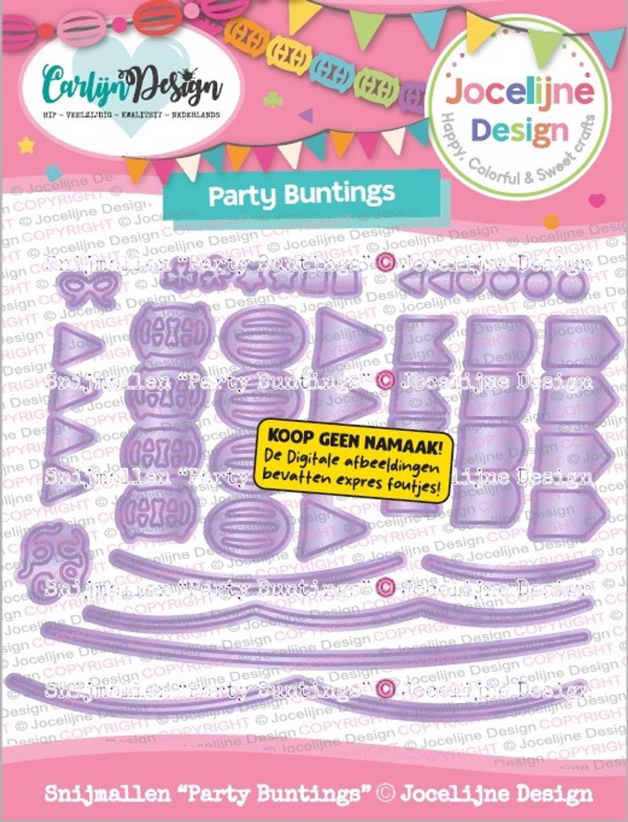 Snijmallen Party buntings