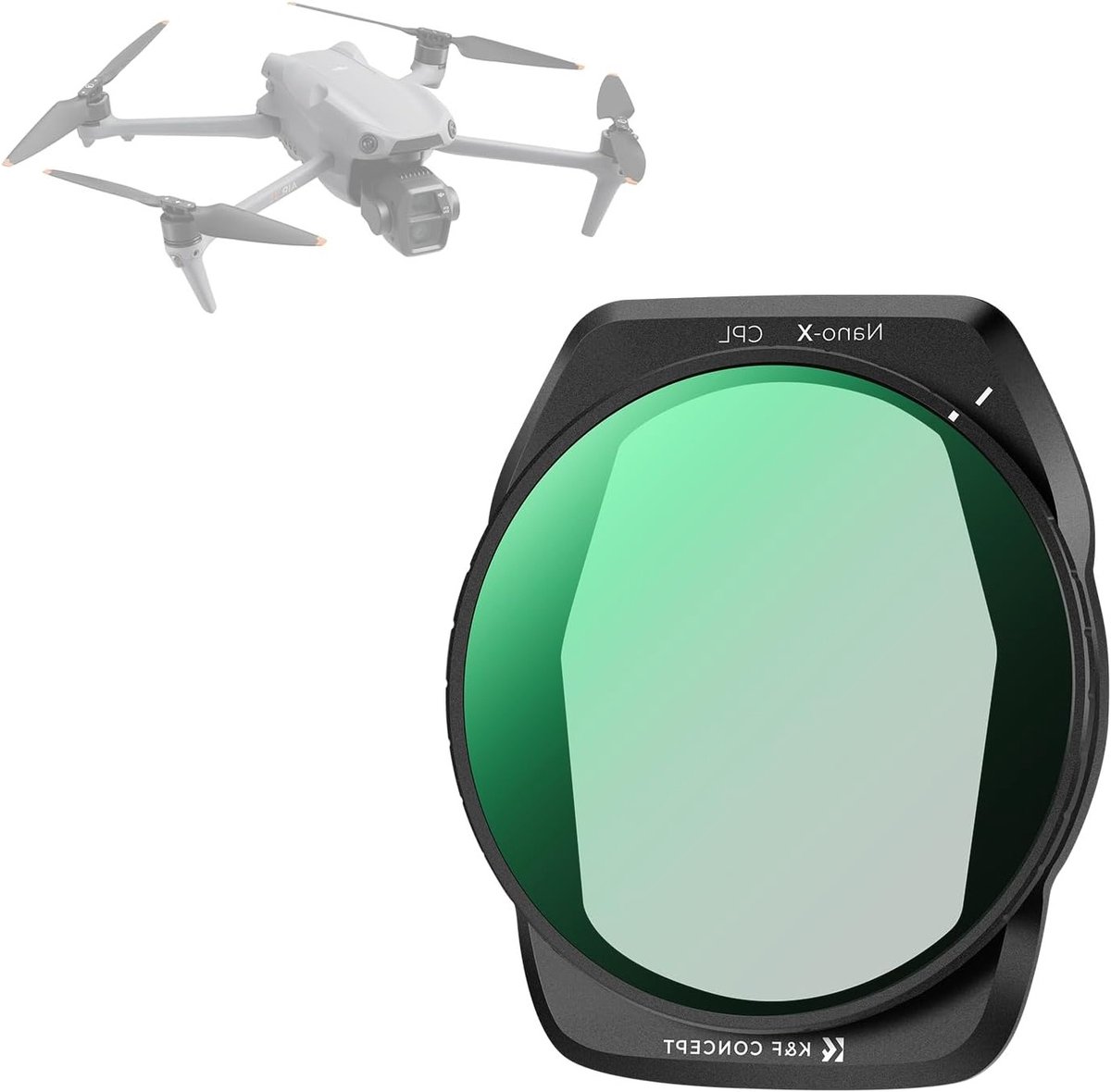 CPL Filter voor DJI AIR 3S - Circulair Polarisatiefilter met 28 Lagen Nano Coating voor Verbeterde Beeldkwaliteit en Kleurnauwkeurigheid