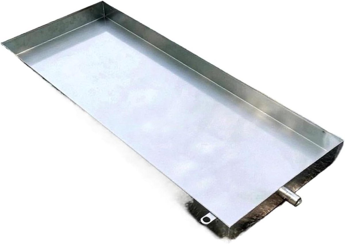 Lekbak Wasmachine - Opvangbak Condens - Vocht Opvangen - Roestvrij Staal - 60x110 cm - One Color