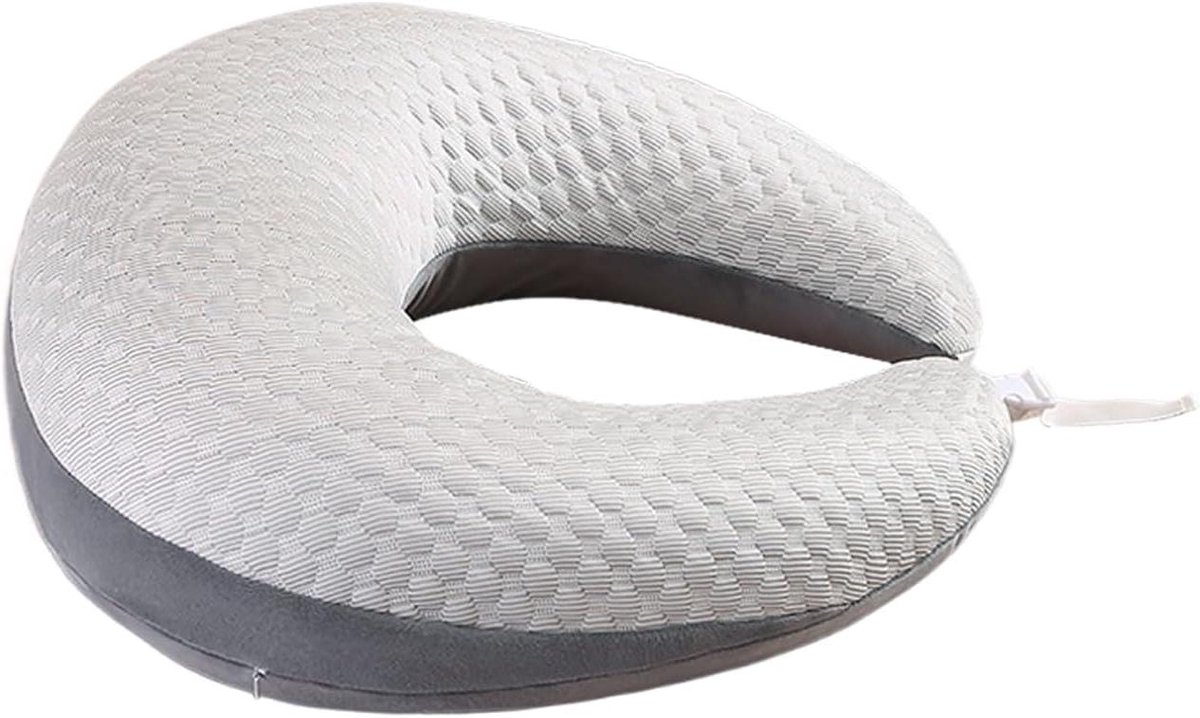 Leeskussen - Kussen Bed - Comfortabel Lezen - Ergonomische Armsteun - 60 x 58 cm - Grijs
