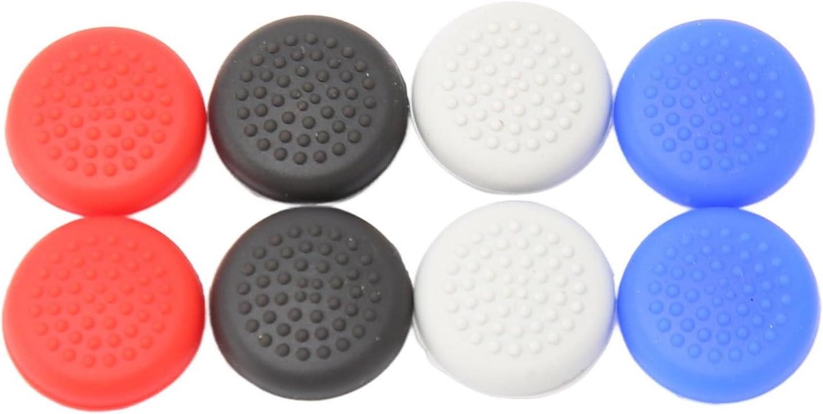 VR Controller Covers - Joystick Hoesjes - Gaming Verbeteren - Antislip Ontwerp - 8 Stuks - Zwart