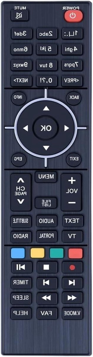 Afstandsbediening - Zender - TV Bediening - Nieuw Model - 100 Gram - One Color