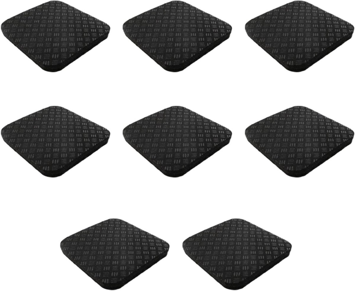 Loopbandpads - Oefenmatten Vloerbeschermers - Vloeren Beschermen - Hoge Dichtheid Siliconen - 10 x 10 cm - Multicolor