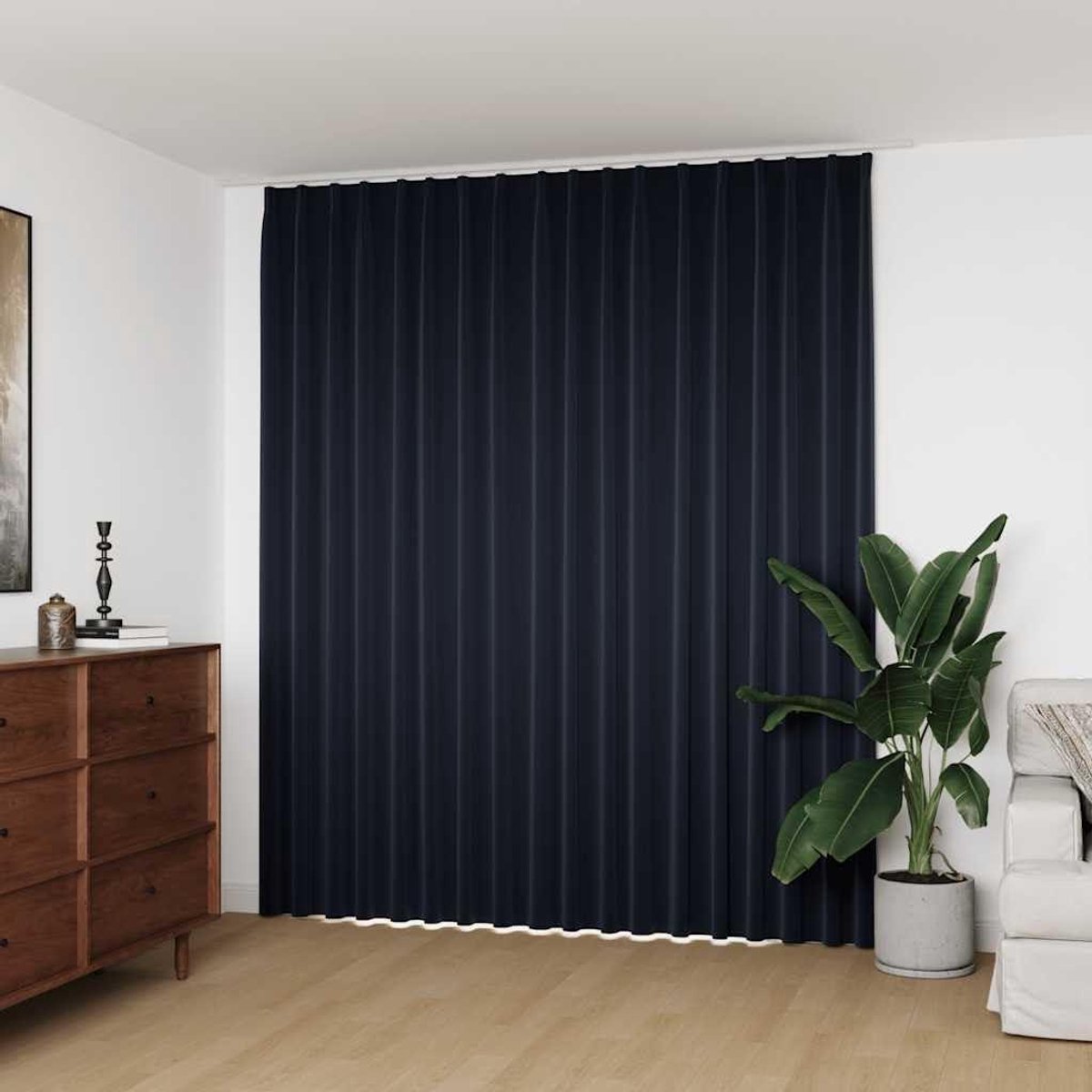 Verduisteringsgordijn - Raamgordijn Gordijnstof - Privacy en Licht Blokkeren - Warmte-isolerend - 290 x 245 cm - Antraciet