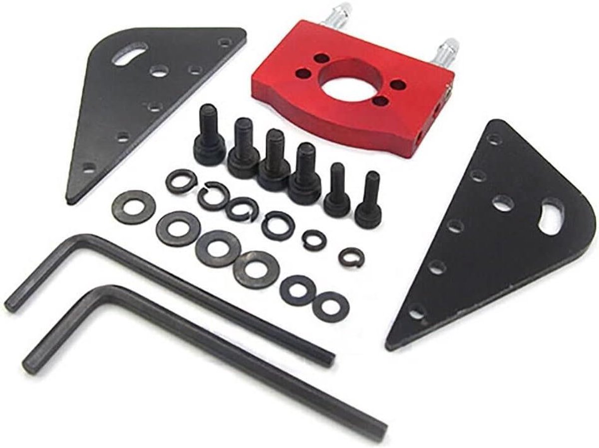 Motor Mount Houder - Waterkoeling Beugel - RC Boot - Verstelbare Hoek - 19/21mm - Zilver