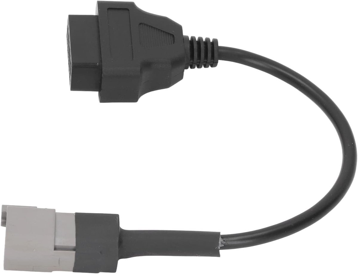 Diagnosekabeladapter 6PIN naar 16PIN voor OBDII Scanner - Vervangingskabel voor MOTO, ATV, UTV en Motorfietsen, Geschikt voor Can Am Maverick X3