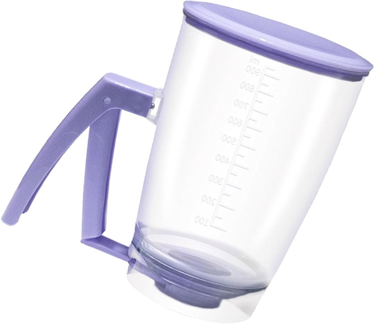 Beslag Dispenser Trechter Tool Beslag Separator Bakken Maken Lekvrij Ontwerp 118mm x 80mm x 165mm Wit