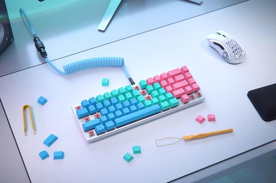 Mechanisch Toetsenbordframe - Compact Frame - Gaming Setup - Hot-swappable Switches - 65% Layout - Wit — afbeelding 4