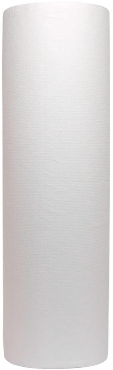 Onderzoekstafelpapier - Tafelrol papier - Hygiëne in praktijk - Geperforeerd - 100 meter - Wit