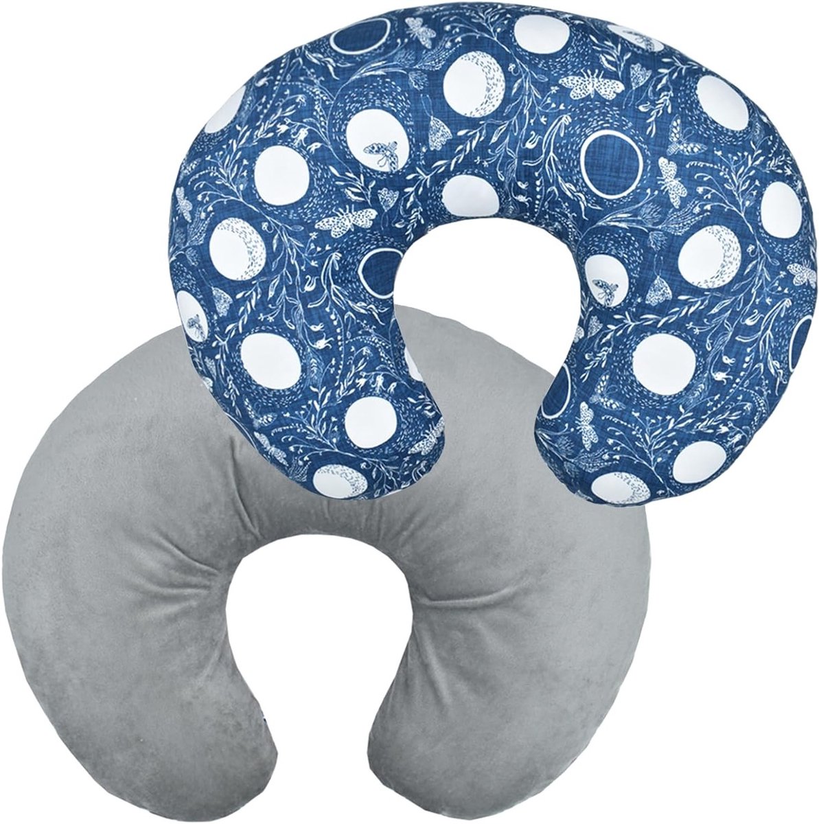 Verwijderbare Hoes voor Borstvoeding Kussen met Schattig Patroon voor Baby's - Geschikt voor Borstvoeding en Flesvoeding, Ideaal voor Nieuwe Moeders en Comfortabele Voedingservaringen