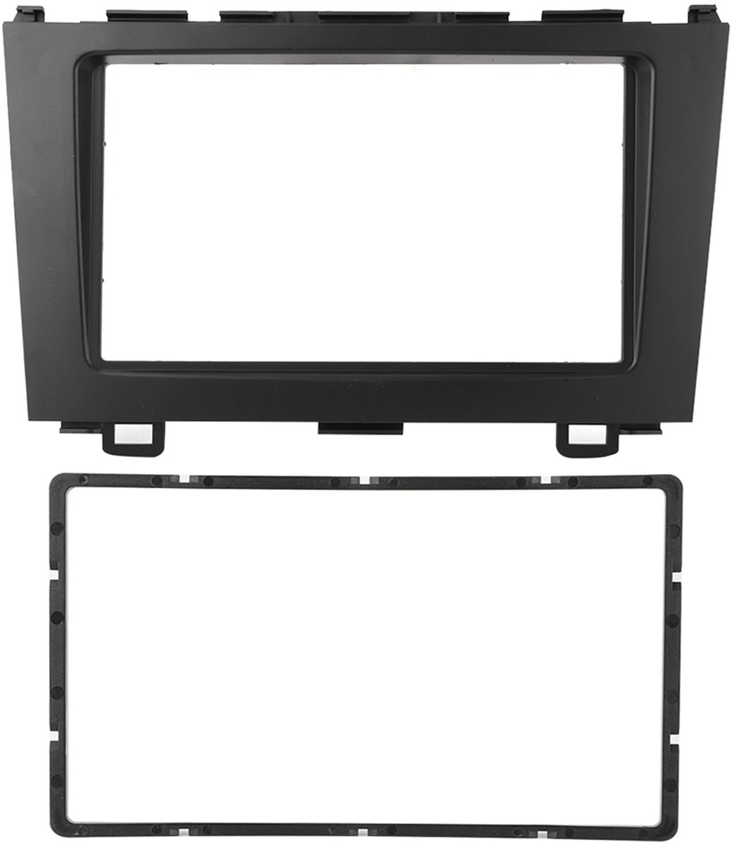 Dailygoody - 2 Din Car DVD Stereo Radio - Dash Panel Frame Kit - Zwart - Stereo Radio Installatie - Geschikt voor 07-10
