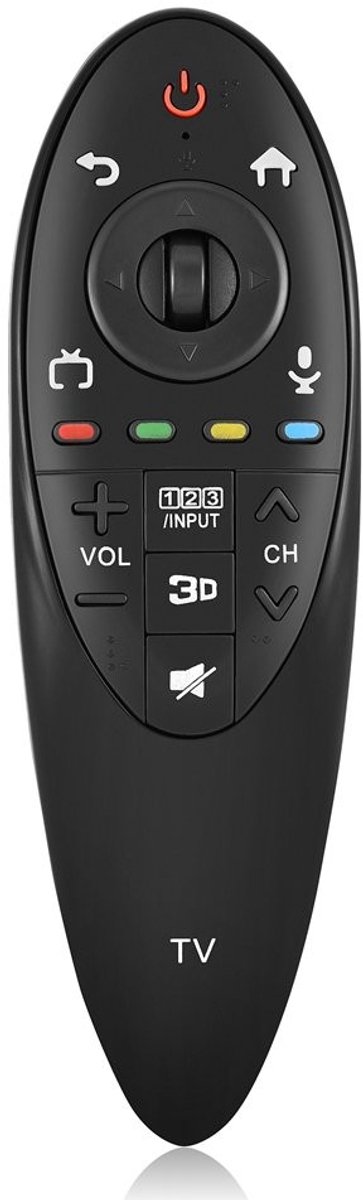 Dailygoody - Vervangende Afstandsbediening voor 3D Smart TV AN-MR500G AN-MR500 MBM63935937 - Zwart