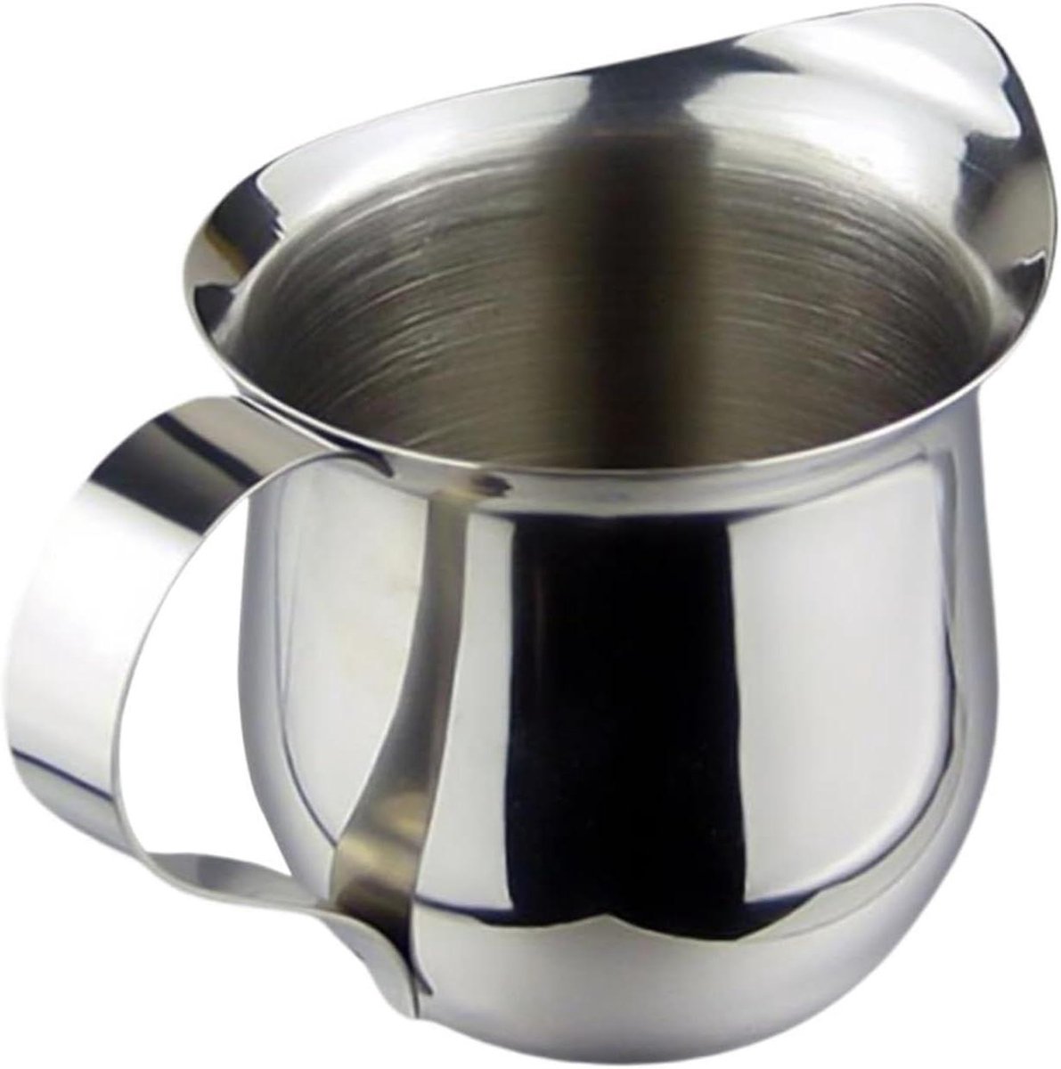 Melk kannen - Opschuimkannen RVS - Koffie maken - Elegante presentatie - 60ml - Zilverkleurig
