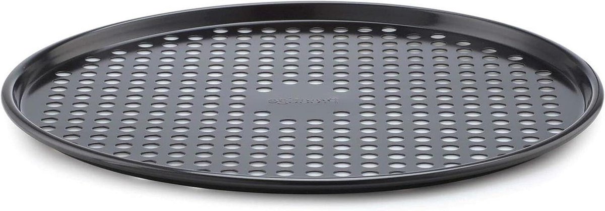 Pizzablik - Bakplaat - Knapperige bodem - Meer luchtstroom - 35 cm - Zwart