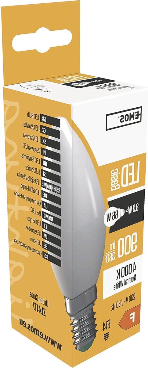 Led Lamp Kaars - Energiezuinig Licht - Huis Verlichten - Brede Lichtbundel - 900 Lumen - Neutraal Wit