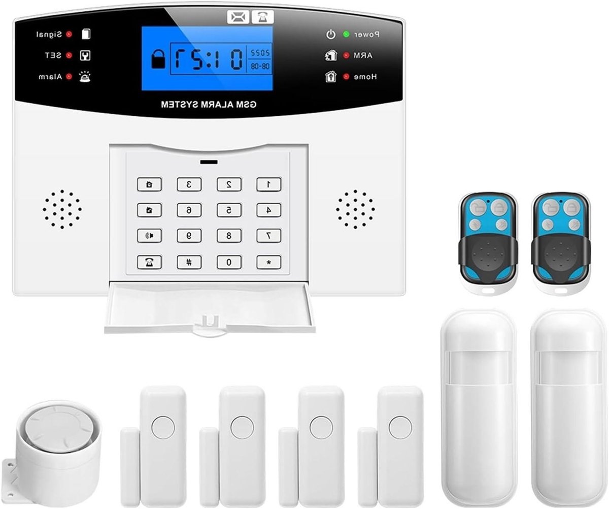 Smart Home Alarm - Draadloos Huisalarm - Beveiliging Thuis - WIFI en SMS - 10x10x10 mm - Zwart