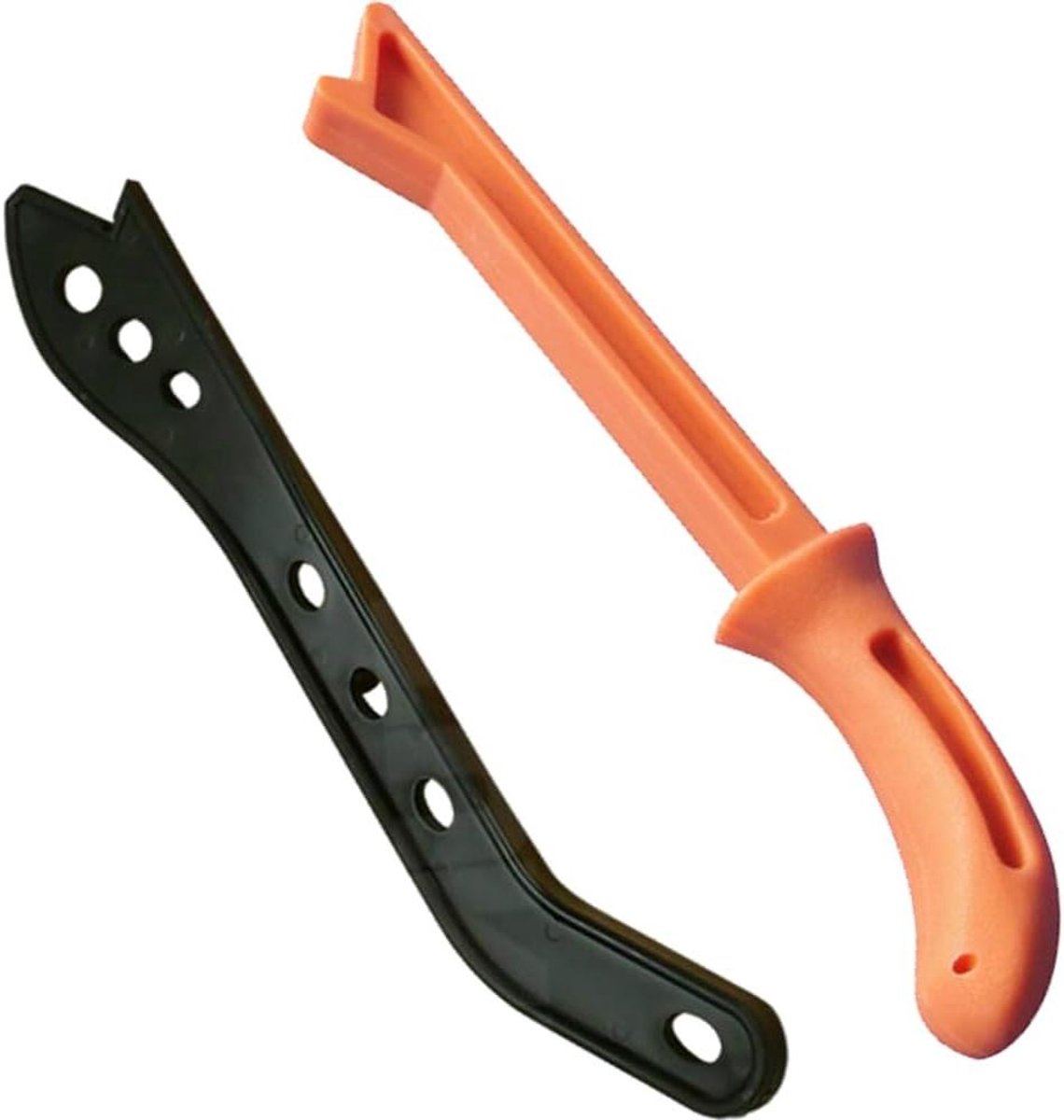 Veiligheid Push Sticks - Houtbewerking Duwstok - Veilig Zagen - Ergonomisch Ontwerp - 280 mm - Oranje