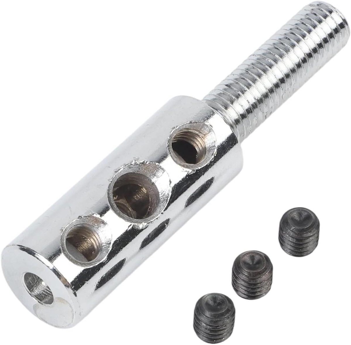 Kabel Stopper Connector - Fitness Onderdeel - Apparatuur Reparatie - Roestvrij Staal - 5-6mm Kabel - Zilver
