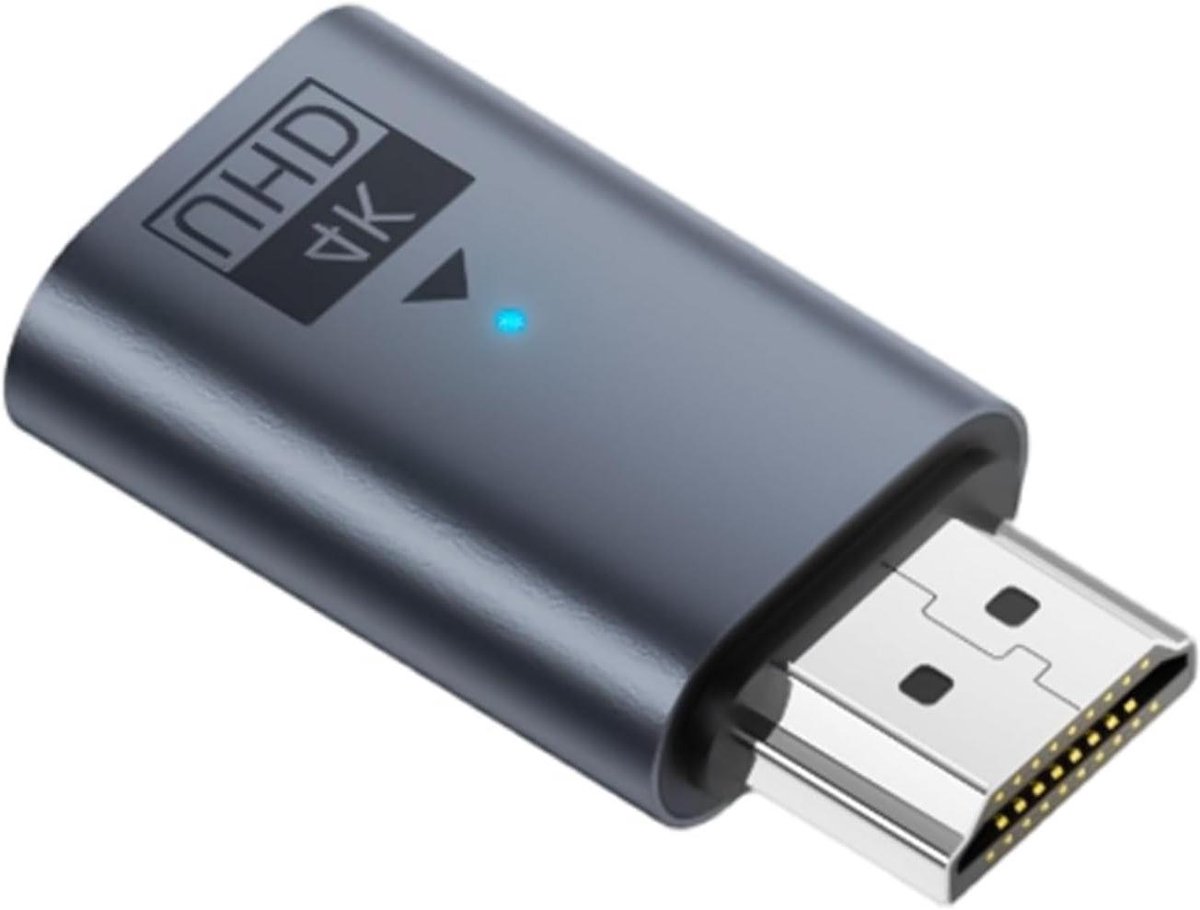 HD Beeldschermadapter - Media Streaming - Scherm Delen - Vertragingsvrije Overdracht - 40x23x13mm - Donkergrijs