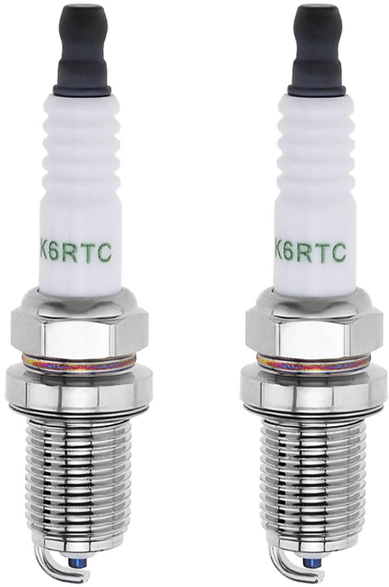 Dailygoody - Spark Plug K6RTC - 2 Stuks - Betrouwbaar en efficiënt - Compatibel met Briggs & Stratton - Hoogwaardige bougies voor motoren - Perfe