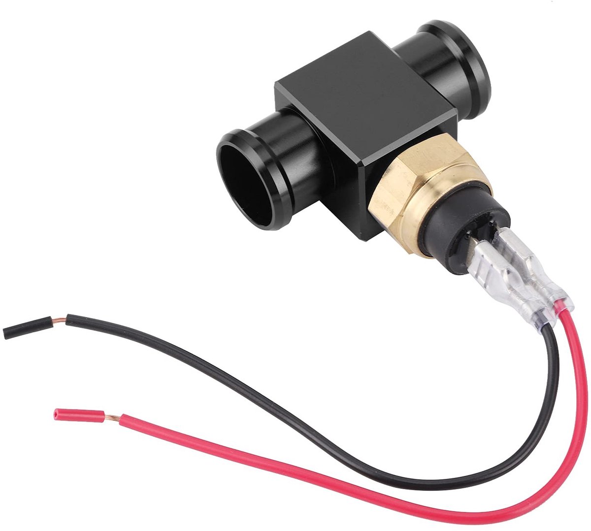 Dailygoody - OmGoods - Dailygoody - Thermostaat Water Temperatuur Schakelaar - Koelvloeistof Sensor - Zwart - Fan Temp Sensor - Geschikt voor Motorfiets