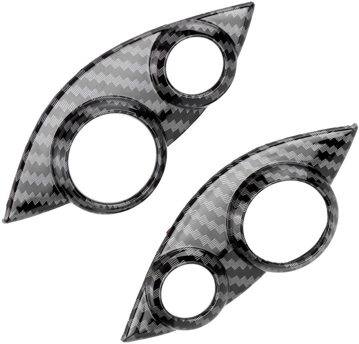Dailygoody - Smart 453 - Stuurwielaccessoires - Carbonstijl - Vervangingsonderdeel - Hoogwaardig ABS - Geschikt voor Smart Fortwo/Forfour 2015-2021